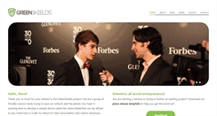 Desktop Screenshot of greenshieldsproject.com